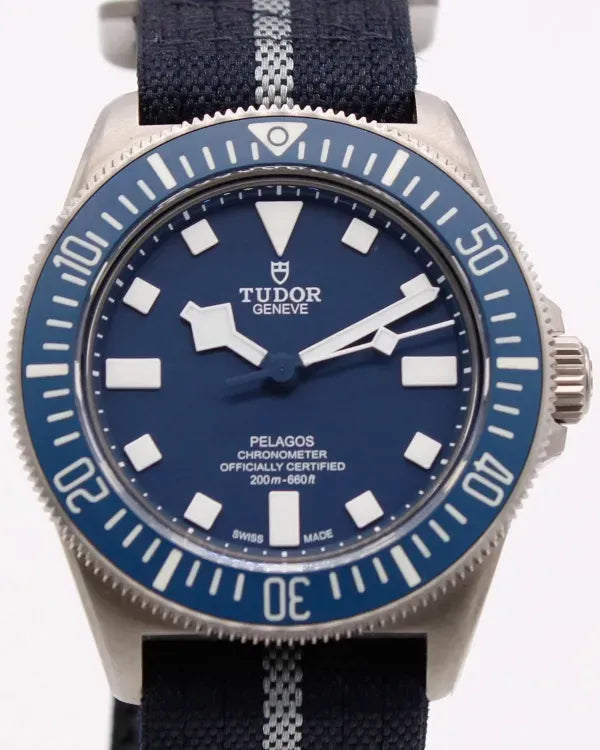 Tudor Pelagos FXD 42MM Blue Dial Textile Strap (25707B/24)