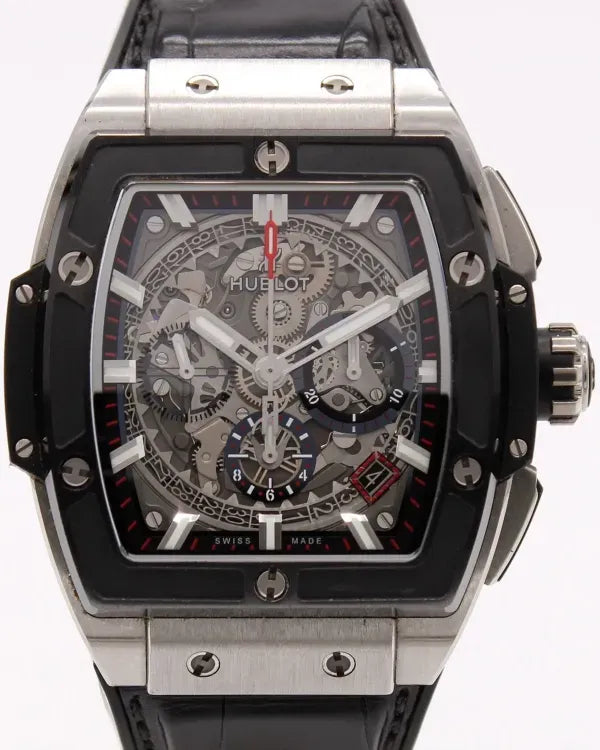 2020 Hublot Spirit of Big Bang 42MM Skeleton Dial Leather Strap (641.NM.0173.LR)