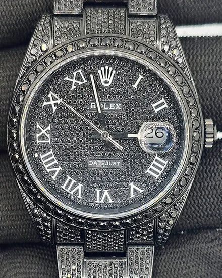 2021 Rolex Datejust 41MM Aftermarket Diamond Dial Aftermarket Oyster Bracelet (126300)
