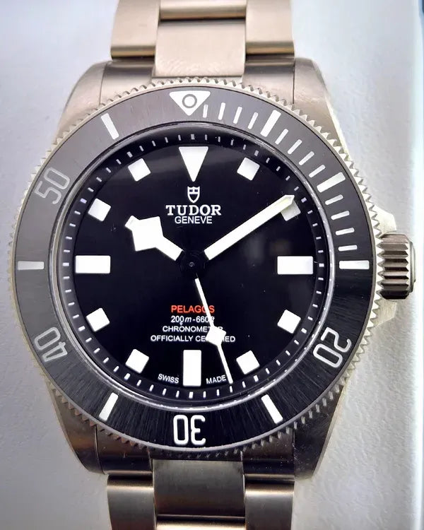 2024 Tudor Pelagos 39MM Black Dial Titanium Bracelet (25407N)