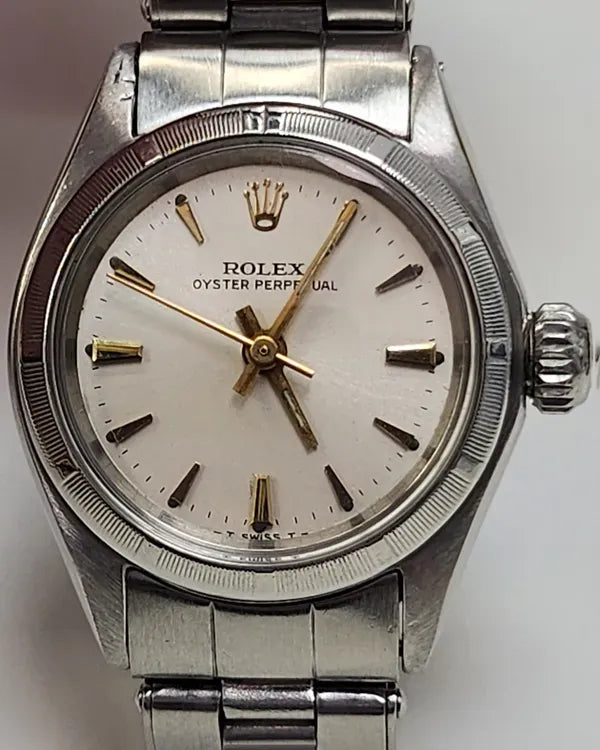 1969 Rolex Oyster Perpetual 26MM Silver Dial Oyster Bracelet (6623)