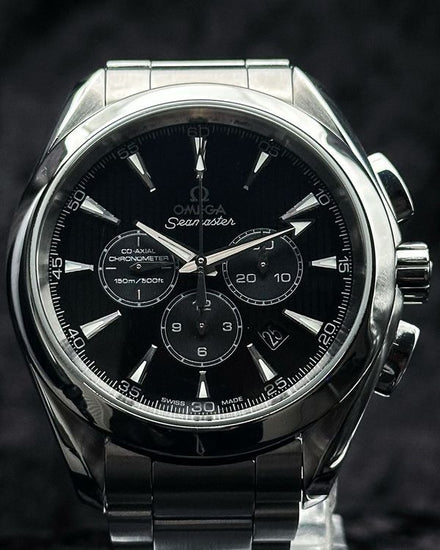 2020 Omega Seamaster Aqua Terra 150M 44MM Black Dial Steel Bracelet (231.10.44.50.01.001)
