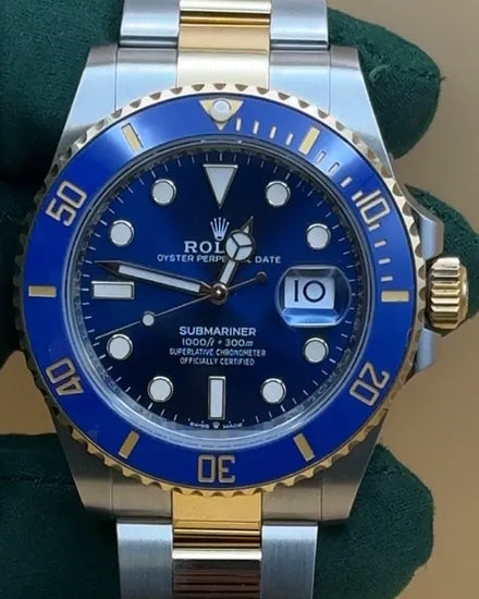 2021 Rolex Submariner Date "Bluesy" 41MM Blue Dial Two-Tone Oyster Bracelet (126613LB)