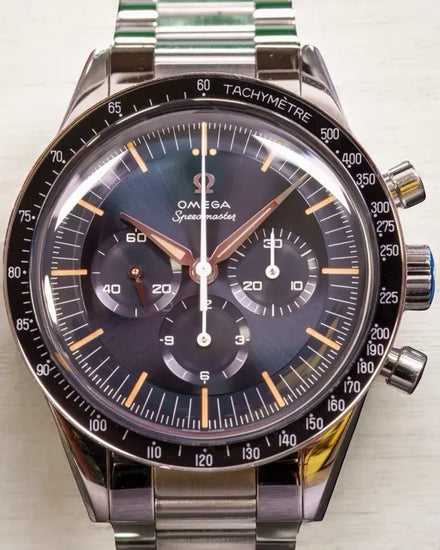 2024 Omega Speedmaster Anniversary Series "The First Omega In Space" 39.7MM Grey Dial Steel Bracelet (310.30.40.50.06.001)