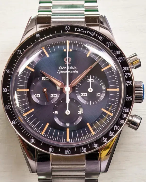 2024 Omega Speedmaster Anniversary Series "The First Omega In Space" 39.7MM Grey Dial Steel Bracelet (310.30.40.50.06.001)