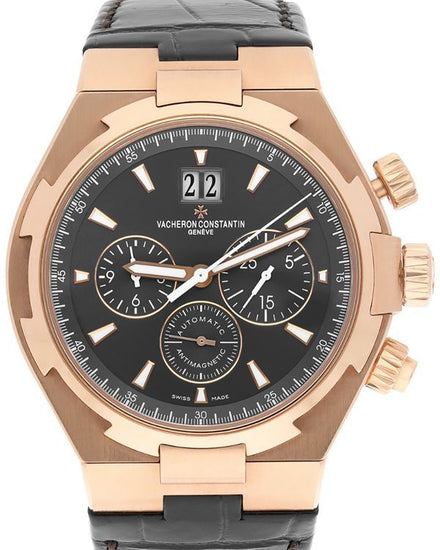 Vacheron Constantin Overseas Chronograph 42MM Brown Dial Leather Strap (49150/000R-9338)