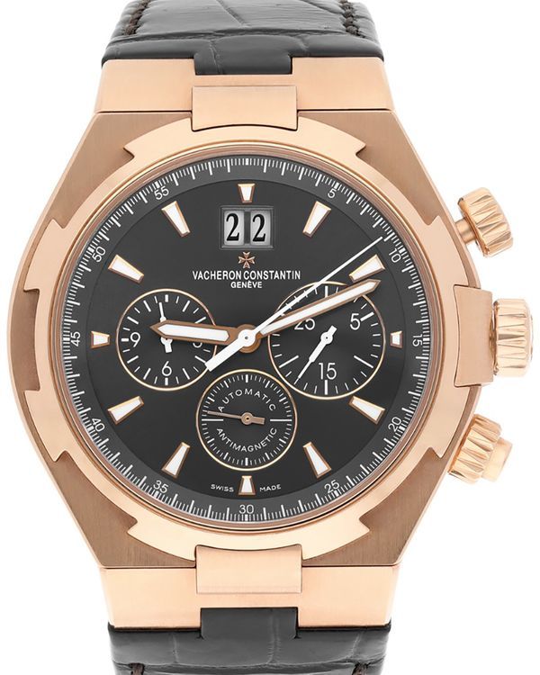 Vacheron Constantin Overseas Chronograph 42MM Brown Dial Leather Strap (49150/000R-9338)