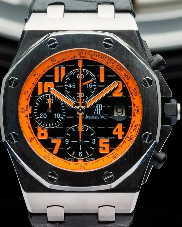 2011 Audemars Piguet Royal Oak Offshore "Volcano" 42MM Black Dial Leather Strap (26170ST.OO.D101CR.01)
