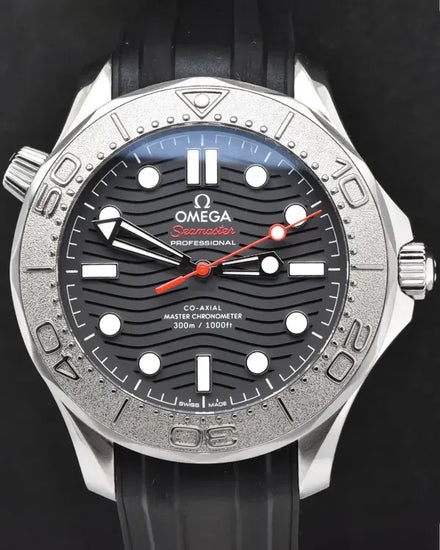 2021 Omega Seamaster Diver 300M "Nekton Edition" 42MM Black Dial Rubber Strap (210.32.42.20.01.002)