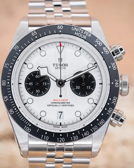 2025 Tudor Black Bay Chrono "Panda" 41MM White Dial Steel Bracelet (79360N)