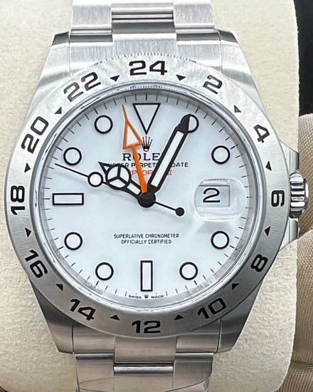 2025 Rolex Explorer II "Polar" 42MM White Dial Oyster Bracelet (226570)