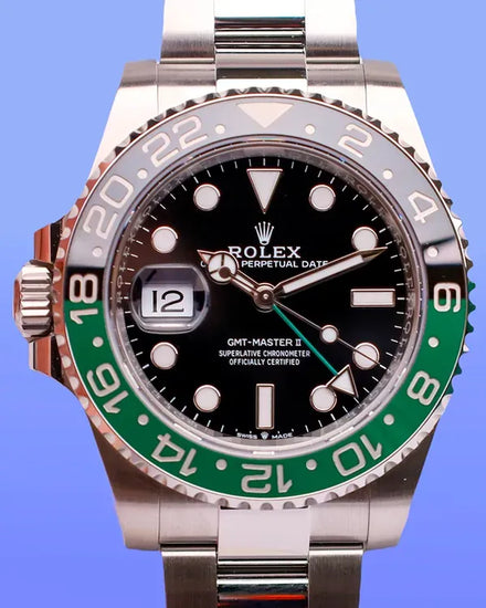 2025 Rolex GMT-Master II "Sprite" 40MM Black Dial Oyster Bracelet (126720VTNR)