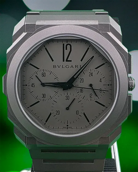 Bvlgari Octo Finissimo 42MM Grey Dial Titanium Bracelet (103068)