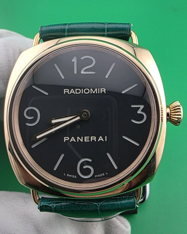 2009 Panerai Radiomir Base L.E. 45MM Black Dial Leather Strap (PAM00231)