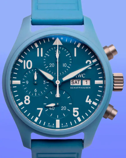 2025 IWC Schaffhausen Pilot Top Gun "Miramar" L.E. 41MM Blue Dial Rubber Strap (IW389409)