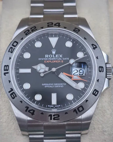 2019 Rolex Explorer II 42MM Black Dial Oyster Bracelet (216570)
