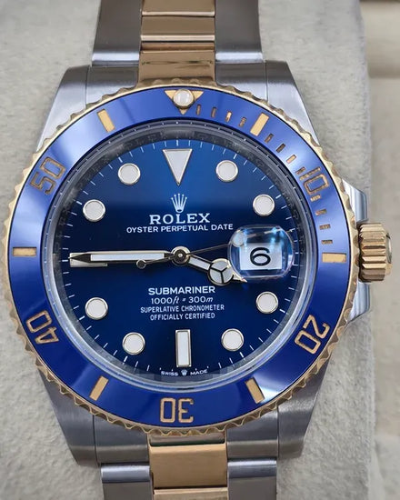 2021 Rolex Submariner Date "Bluesy" 41MM Blue Dial Two-Tone Oyster Bracelet (126613LB)