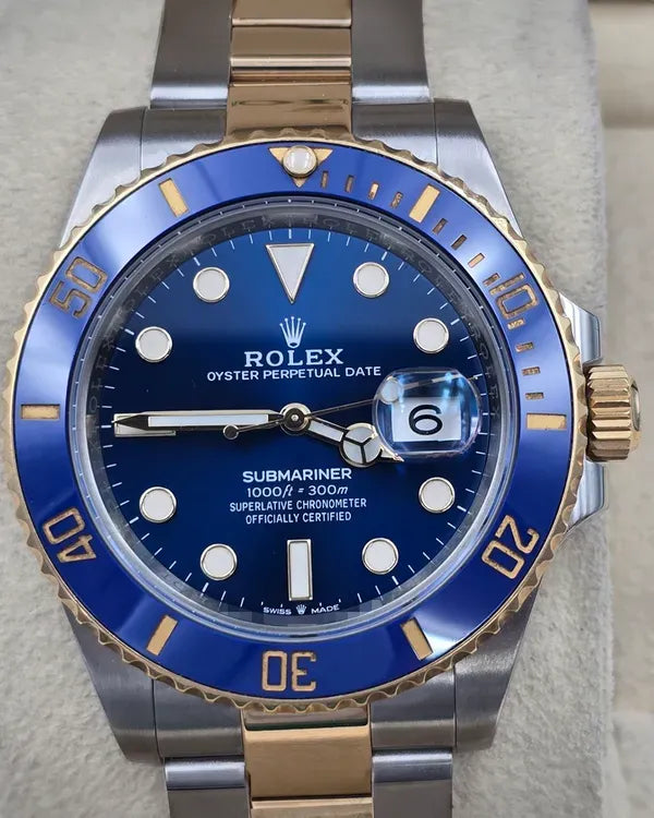2021 Rolex Submariner Date "Bluesy" 41MM Blue Dial Two-Tone Oyster Bracelet (126613LB)