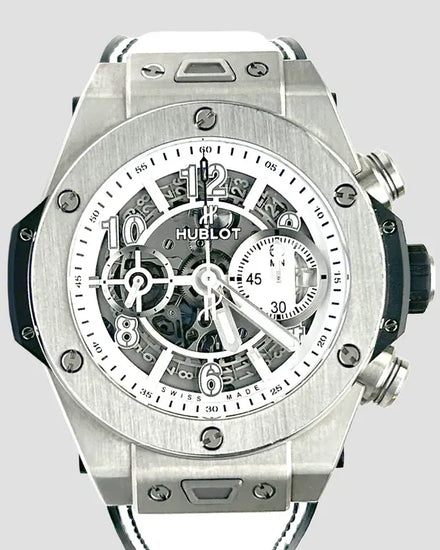 2018 Hublot Big Bang 45MM Skeleton Dial Leather Strap (411.NE.2010.LR.JSM15)