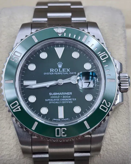 2014 Rolex Submariner Date "Hulk" 40MM Green Dial Oyster Bracelet (116610LV)
