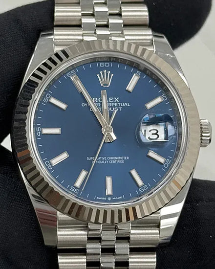 2025 Rolex Datejust 41MM Blue Dial Jubilee Bracelet (126334)