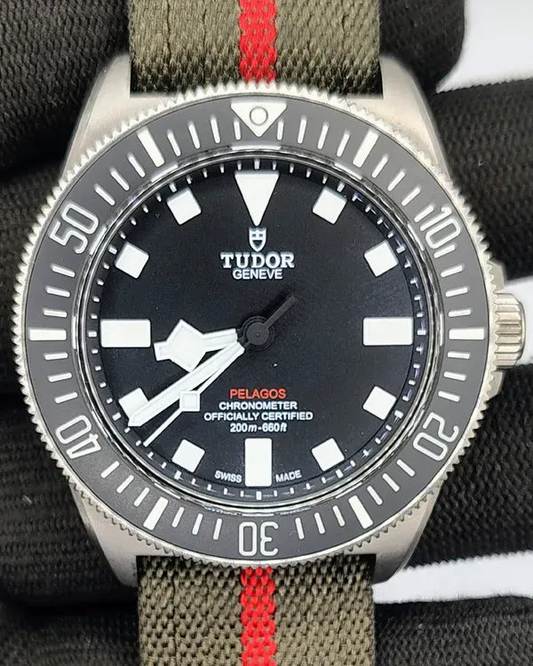 2024 Tudor Pelagos FXD 42MM Black Dial Textile Strap (M25717N-0001)