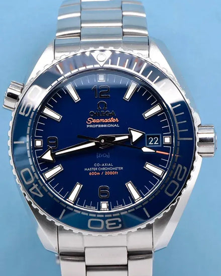 Omega Seamaster Planet Ocean 600M 43.5MM Blue Dial Steel Bracelet (215.30.44.21.03.001)