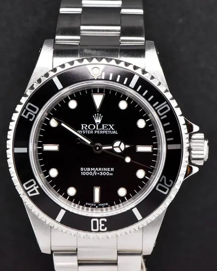 2002 Rolex Submariner No-Date 40MM Black Dial Oyster Bracelet (14060M)