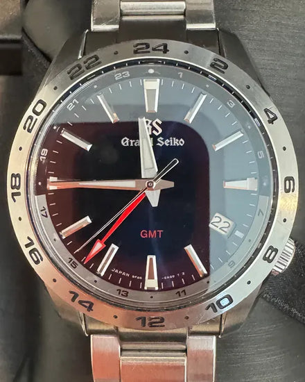 2023 Grand Seiko Sport GMT 39MM Quartz Blue Dial Steel Bracelet (SBGN029G)
