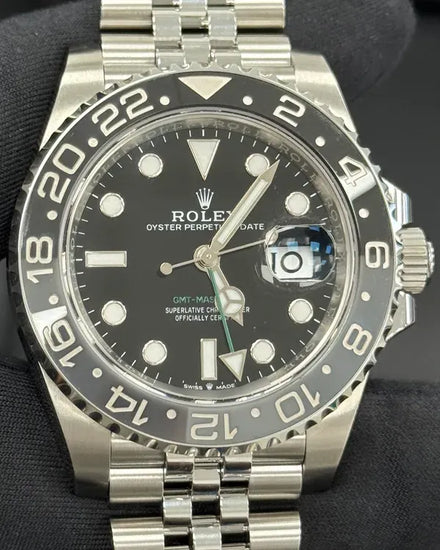 2025 Rolex GMT-Master II "Bruce Wayne" 40MM Black Dial Jubilee Bracelet (126710GRNR)