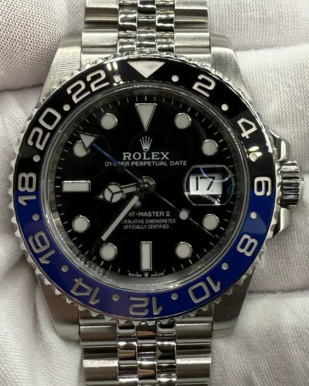2019 Rolex GMT-Master II "Batgirl" 40MM Black Dial Jubilee Bracelet (126710BLNR)