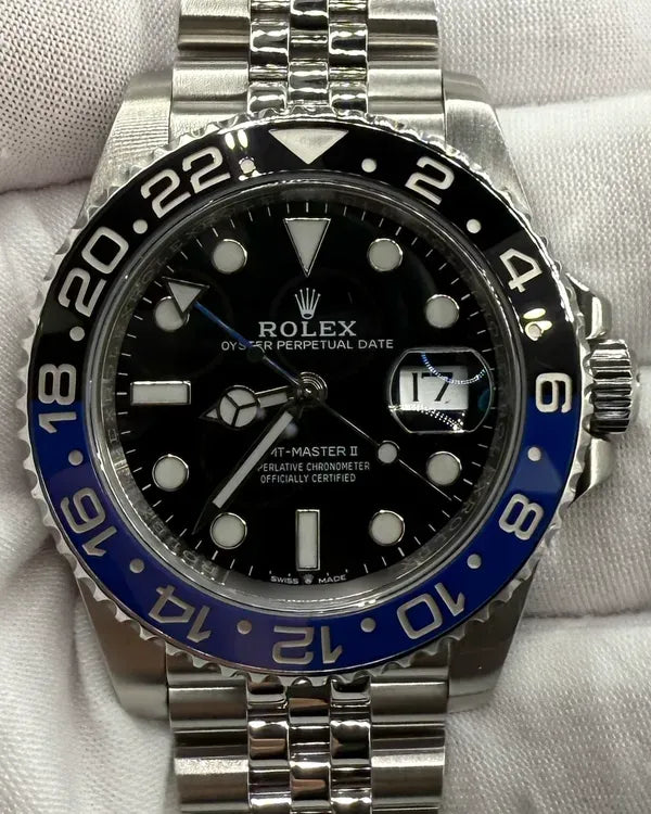 2019 Rolex GMT-Master II "Batgirl" 40MM Black Dial Jubilee Bracelet (126710BLNR)