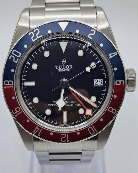 2019 Tudor Black Bay GMT "Pepsi" 41MM Black Dial Steel Bracelet (79830RB)