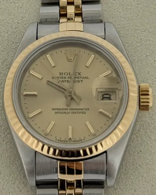 1995 Rolex Lady-Datejust 26MM Champagne Dial Two-Tone Jubilee Bracelet (69173)