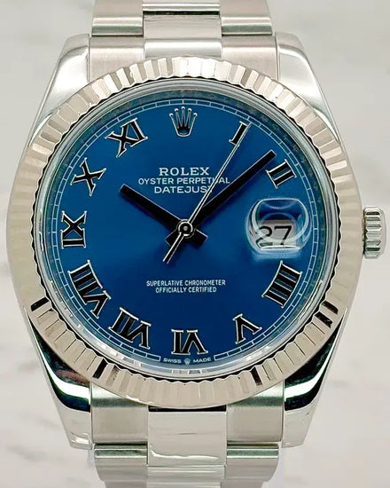 2020 Rolex Datejust 41MM Blue Dial Oyster Bracelet (126334)