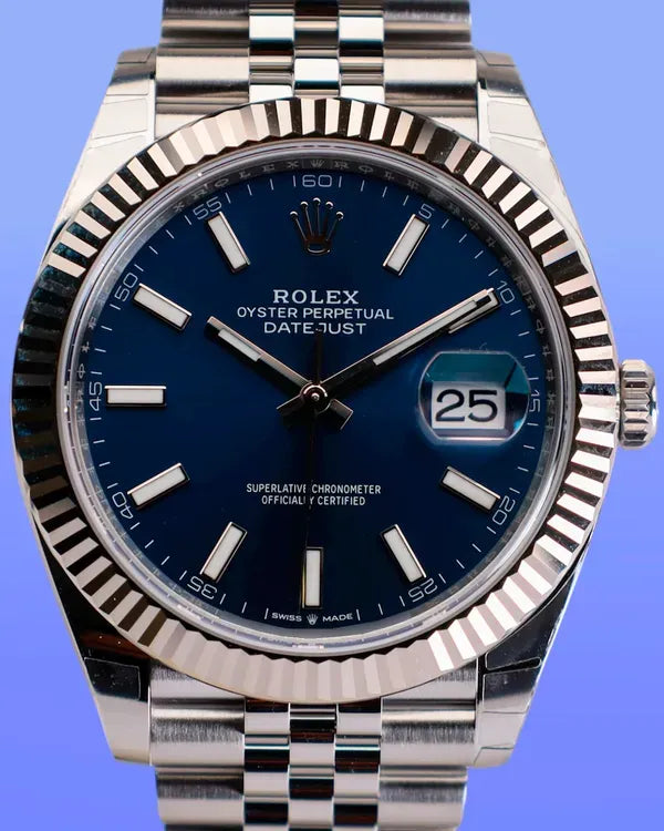 2025 Rolex Datejust 41MM Blue Dial Jubilee Bracelet  (126334)