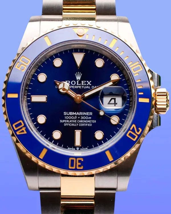 2025 Rolex Submariner Date "Bluesy" 41MM Blue Dial Two-Tone Oyster Bracelet (126613LB)