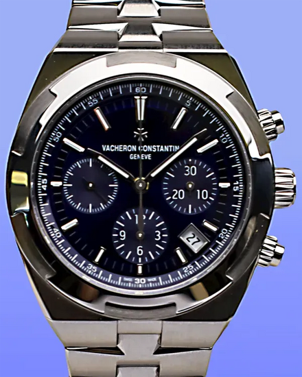 2025 Vacheron Constantin Overseas Chronograph 42.5MM Blue Dial Steel Bracelet (5520V/210A-B148)
