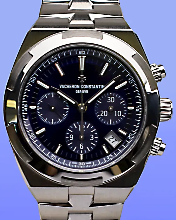 2025 Vacheron Constantin Overseas Chronograph 42.5MM Blue Dial Steel Bracelet (5520V/210A-B148)