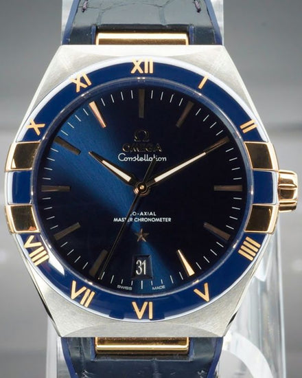 2024 Omega Constellation 41MM Blue Dial Leather Strap (131.23.41.21.03.001)