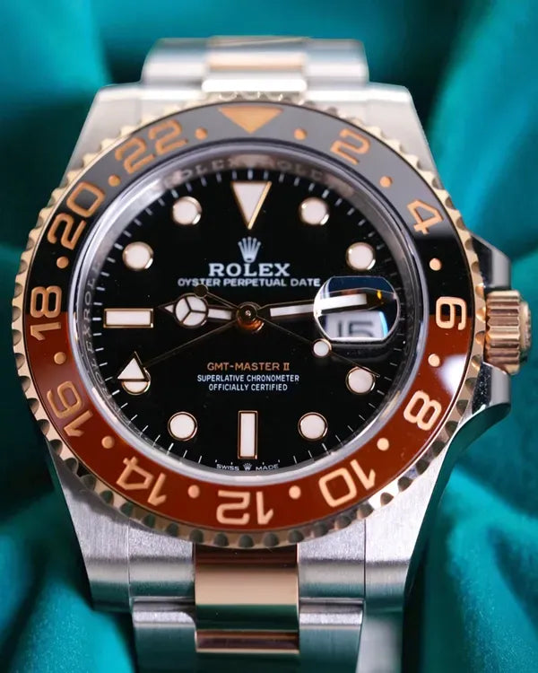 2020 Rolex GMT-Master II "Root Beer" 40MM Black Dial Two-Tone Oyster Bracelet (126711CHNR)