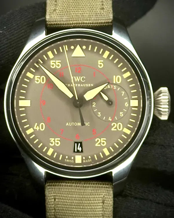 IWC Schaffhausen Pilot Top Gun "Miramar" 48.6MM Grey Dial Textile Strap (IW501902)
