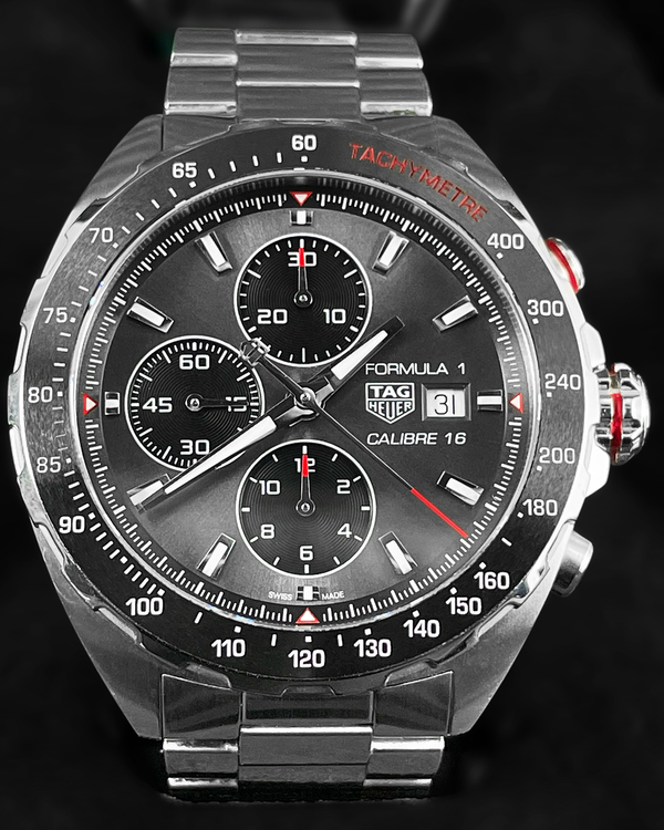 2019 Tag Heuer Formula 1 44MM Grey Dial Steel Bracelet (CAZ2012-0)