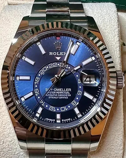 2025 Rolex Sky-Dweller 42MM Blue Dial Oyster Bracelet (336934)