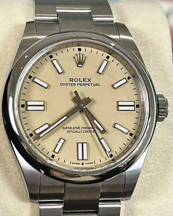 2025 Rolex Oyster Perpetual 36MM Yellow Dial Oyster Bracelet (126000)