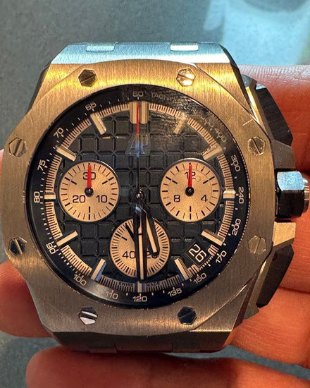 2022 Audemars Piguet Royal Oak Offshore Chronograph 43MM Blue Dial Rubber Strap (26420TI.OO.A027CA.01)