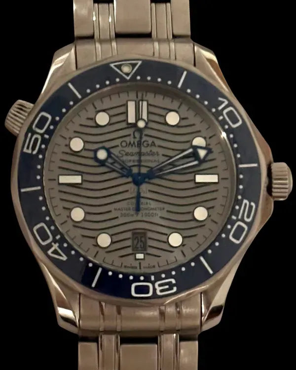 Omega Seamaster Diver 300M 42MM Grey Dial Steel Bracelet (210.30.42.20.06.001)