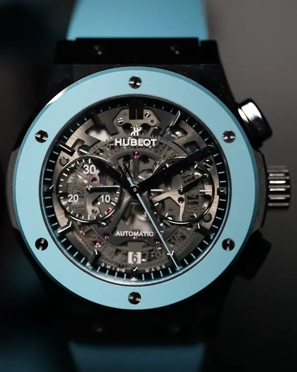 2022 Classic Fusion Aerofusion 45MM Skeleton Dial Rubber Strap(525.CL.0179.RX.CAP22)