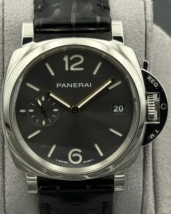 2023 Panerai Luminor Due 38MM Anthracite Dial Leather Strap (PAM01247)