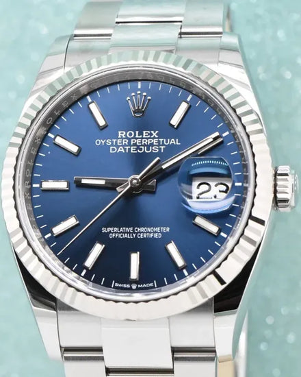 2022 Rolex Datejust 36MM Blue Dial Oyster Bracelet (126234)